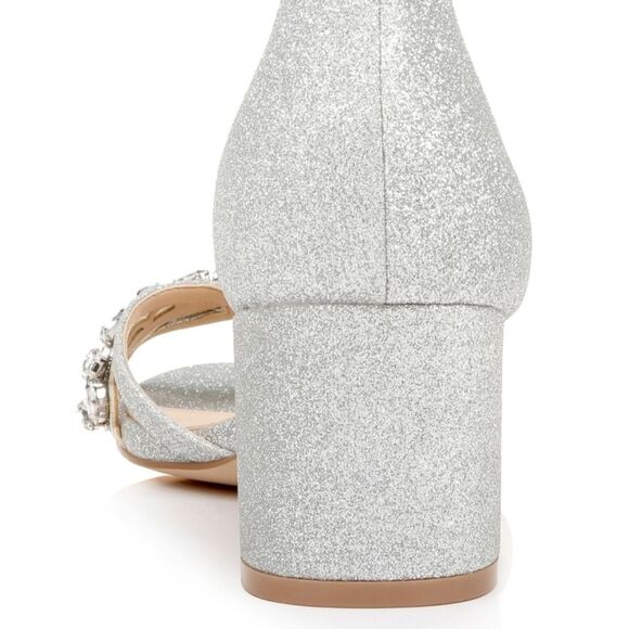 Jewel Badgley Mishka Giona Embellished Evening Shoe Size 7.5 New - Picture 7 of 12
